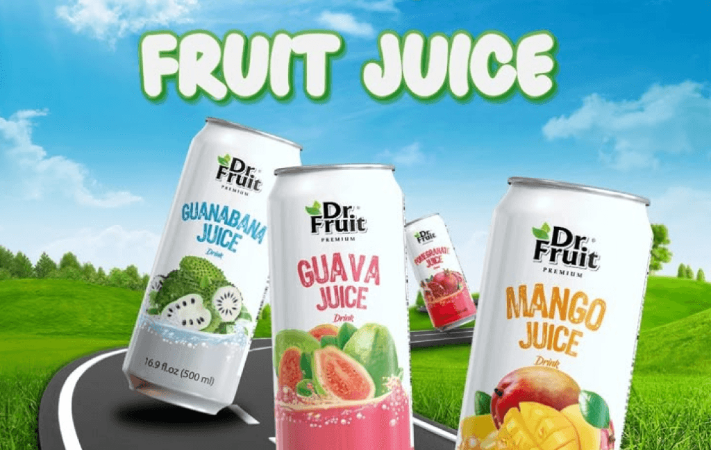 Juice Sweeter,Snackers in a display with colorful packaging